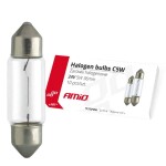 Halogenpærer C5W Festoon 36mm 24V 10 stk. Amio-01000