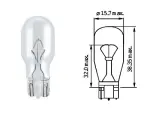 pære med glasfod 12v t16,  w16w,  b2.1x9.5d