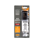 tecmaxx - gennemsigtig epoxylim 5 minutter - 25ml sprøjte