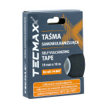 tecmaxx - sort selvklæbende gummitape -40°c til + 90°c / 19mm x 10m