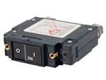 automatisk afbryder med nøgleafbryder 30a 48vdc /240vac 19x65mm