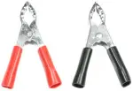jumper cable clamps 25a 2pc black/ red