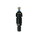 autel ventil sort clamp-in med skrue 1 stk (316011)