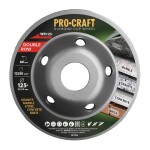 Diamantslibeskive 125 mm Procraft WR125 2 rækker, til beton og sten