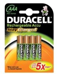 batteri duracell aaa 4 stk, 800mah