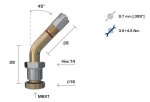 tpms ventil wonder v3-22-1 til lastbilfælg 9,7mm