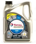 Halvsyntetisk motorolie Total Quartz D 7000 10W-40 5L
