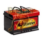 banner batteri power bull 72ah 278x175x175 660a - + bærer p7209