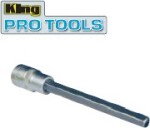 sekskant 1/2" 8 mm, lang