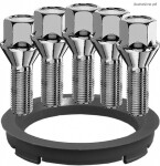 bolt p12x1.25/28/17 5 stk. + 67.1-65.1 1 stk. cms z02