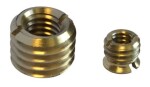 gevindadaptere 3/8" - 5/8" og 1/4" - 3/8"