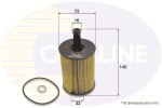 COMLINE Oliefilter EOF087