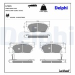 DELPHI Bremseklodser LP445