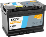 EXIDE Starterbatteri PREMIUM *** 12V 77Ah 760A EA770