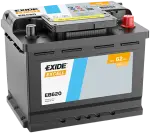 EXIDE Starterbatteri EXCELL ** 12V 62Ah 540A EB620