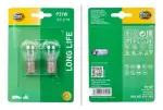 HELLA Pære,  blinklys LONG LIFE UP TO 3x LONGER LIFETIME 12V 21W P21W 8GA 002 073-183