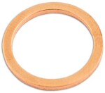 kobberskive 16x22x1,5mm 1 stk (pakke med 100 stk.)