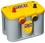 optima gul top starter og konstant strøm batteri yt ca 4.2 12v/55ah/765a +/-