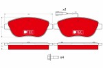 TRW Bremseklodser DTEC COTEC GDB1483DTE